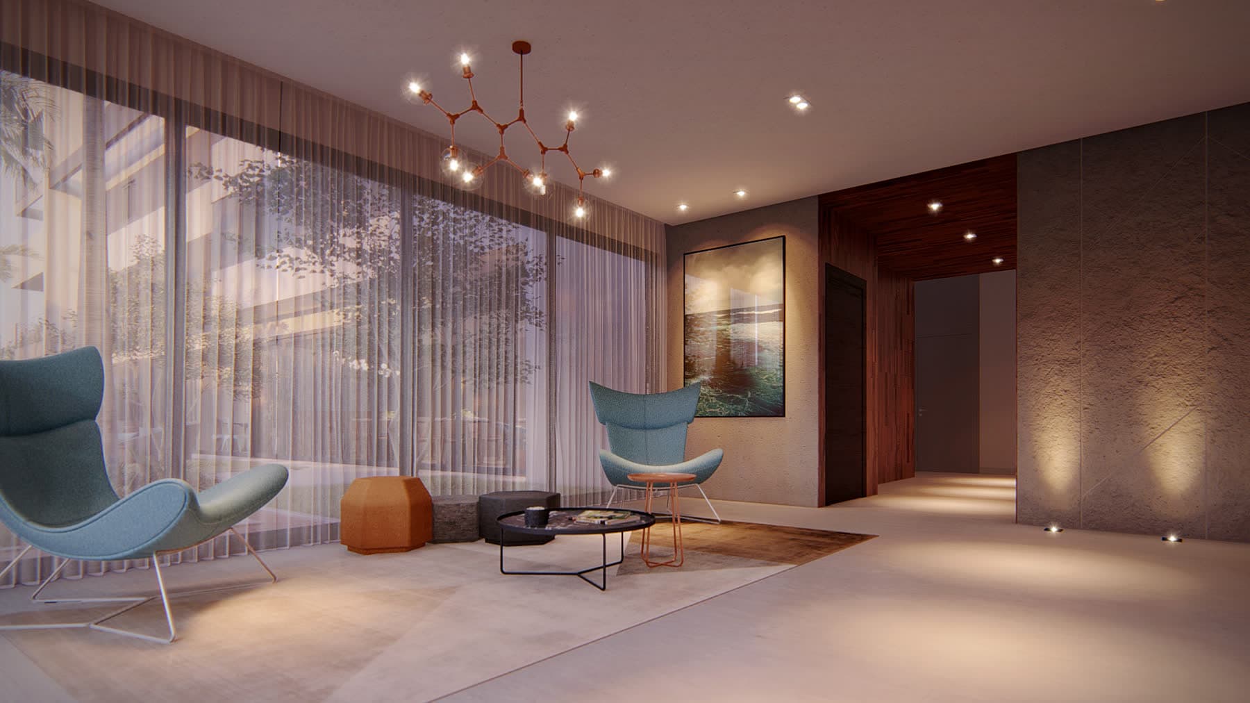 Hall de entrada · render do projeto